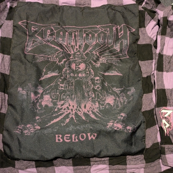 Beartooth Below Limited Release Flannel Shirt with Back Patch - Picture 5 of 5